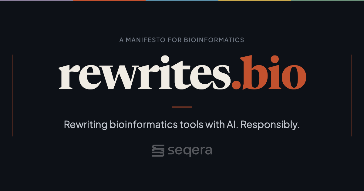 rewrites.bio  - A manifesto for bioinformatics